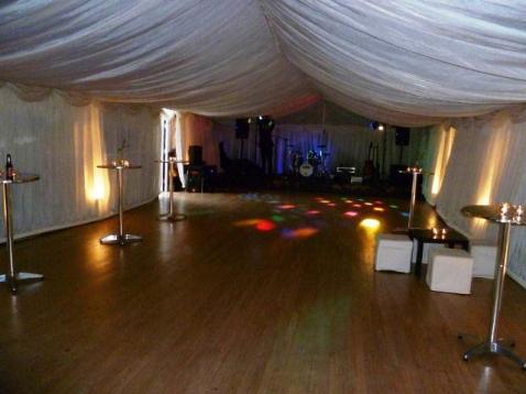 Hall set up for Wedding reception